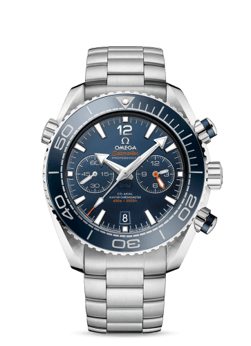 Omega Seamaster Planet Ocean 600M Co-Axial 45.5 Master Chronometer Chronograph Stainless Steel / Blue / Bracelet