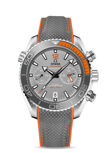 Omega Seamaster Planet Ocean 600M Co-Axial 45.5 Master Chronometer Chronograph Titanium / Grey / Strap
