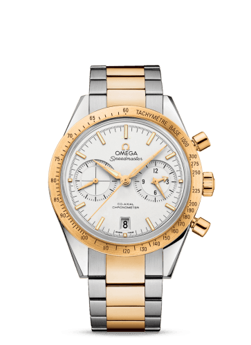 Omega Speedmaster 57 Co-Axial Stainless Steel / Yellow Gold / Silver / Bracelet