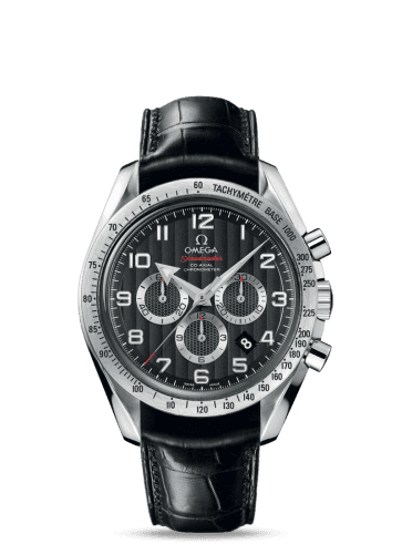 Omega Speedmaster Broad Arrow 44.25 Stainless Steel / Black Stripes
