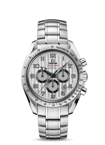 Omega Speedmaster Broad Arrow 44.25 Stainless Steel / Silver Stripes / Bracelet