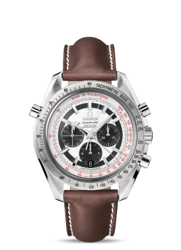 Omega Speedmaster Broad Arrow Co-Axial Rattrapante Stainless Steel / Panda