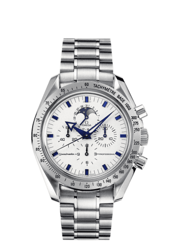 Omega Speedmaster Professional Broad Arrow Moonphase Stainless Steel / Ivory / Bracelet