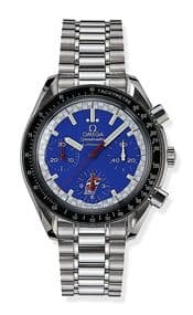 Omega Speedmaster Reduced Stainless Steel / Blue / Bracelet / Cart