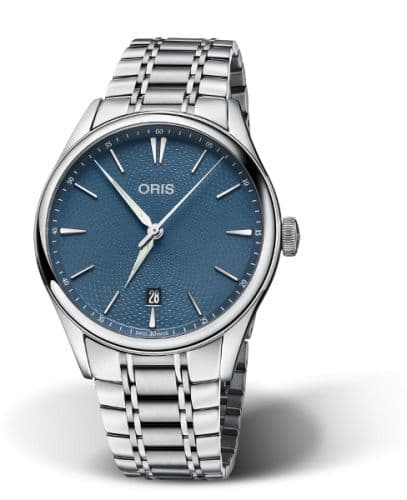 Oris Artelier Date 40 Stainless Steel / Blue / Bracelet