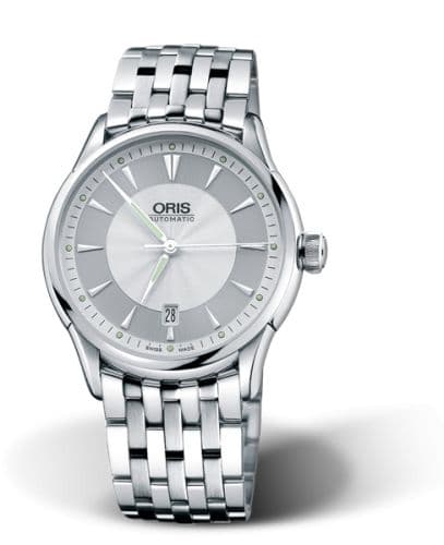 Oris Artelier Date 40 Stainless Steel / Silver / Bracelet