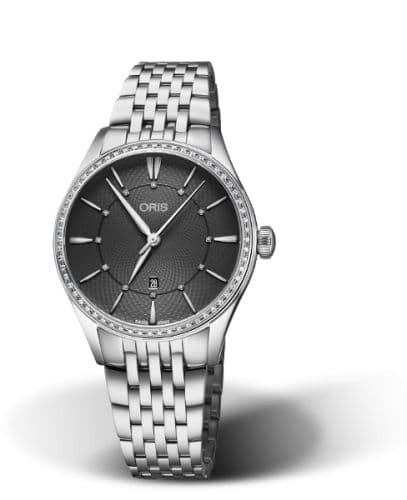 Oris Artelier Date Diamonds 33 Stainless Steel - Diamond / Grey / Bracelet