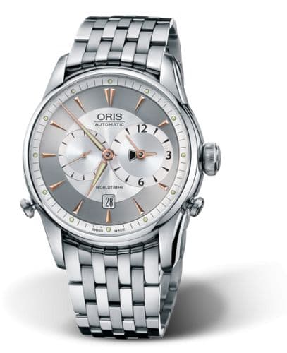 Oris Artelier Worldtimer 42.5 Stainless Steel / Silver / Bracelet