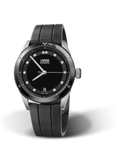 Oris Artix GT Date Stainless Steel - Ceramic / Black - Diamond / Rubber