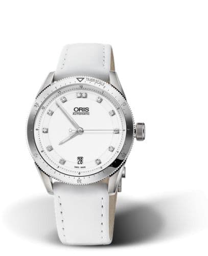 Oris Artix GT Date Stainless Steel / White - Diamond