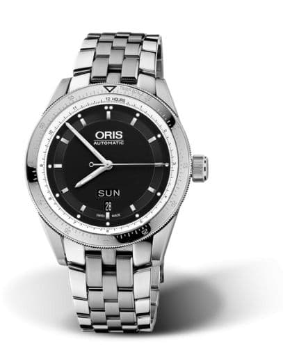 Oris Artix GT Day Date Stainless Steel / Black / Bracelet