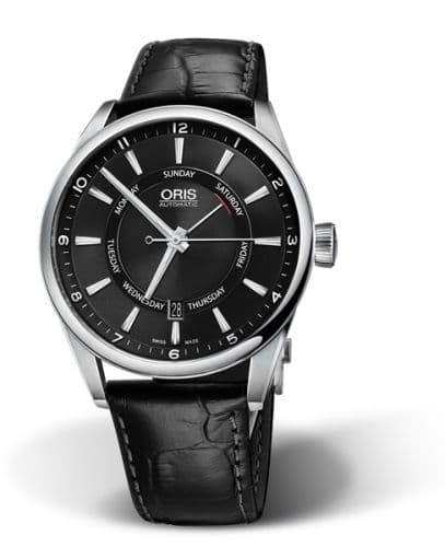 Oris Artix Pointer Day Date Stainless Steel / Black