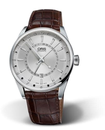 Oris Artix Pointer Moon Date Stainless Steel / Silver