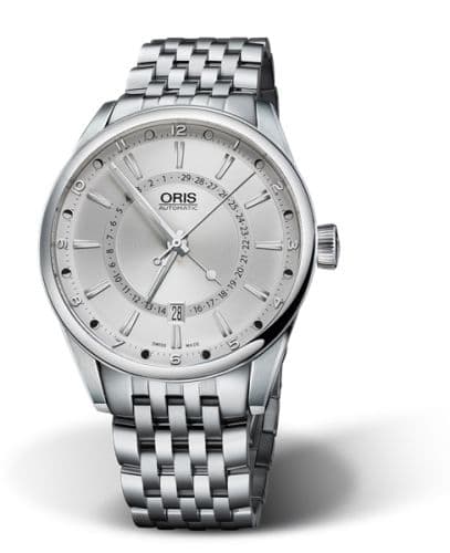 Oris Artix Pointer Moon Date Stainless Steel / Silver / Bracelet