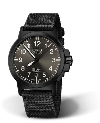Oris BC3 Advanced Day Date DLC / Black / Fabric