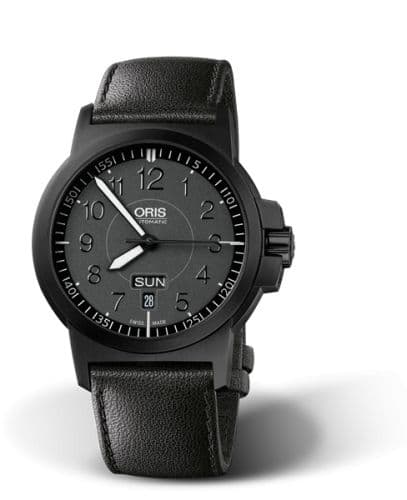 Oris BC3 Advanced Day Date DLC / Black / Leather