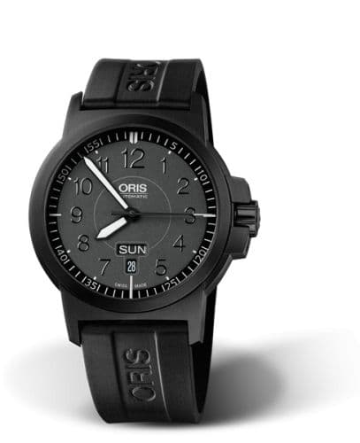 Oris BC3 Advanced Day Date DLC / Black / Rubber