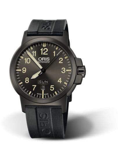 Oris BC3 Advanced Day Date DLC / Grey / Rubber