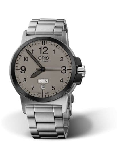 Oris BC3 Advanced Day Date Stainless Steel - DLC / Grey / Bracelet