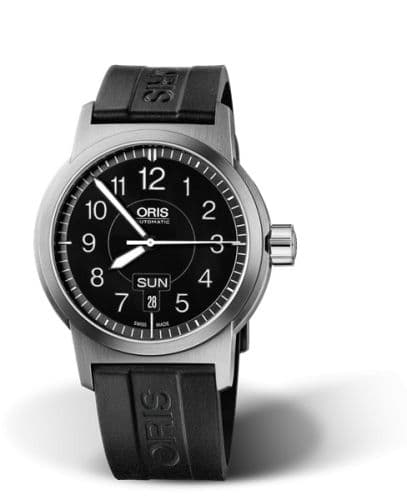 Oris BC3 Sportsman Day Date Stainless Steel / Black / Rubber