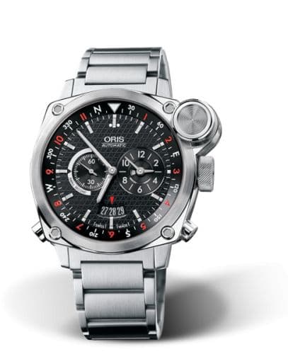 Oris BC4 Flight Timer Stainless Steel / Black / Bracelet
