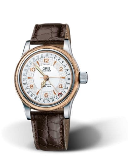 Oris Big Crown Pointer Date 36 Stainless Steel - Rose Gold / Silver