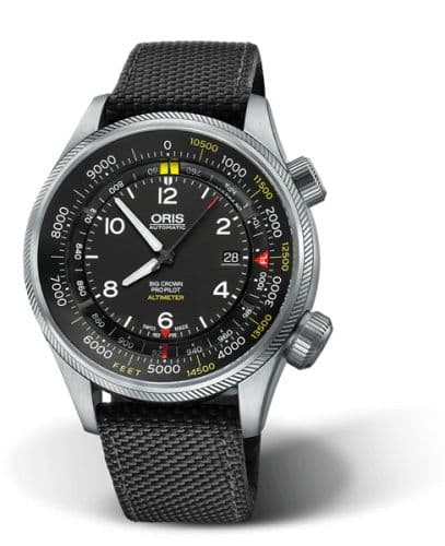 Oris Big Crown ProPilot Altimeter Feet / Black Textile