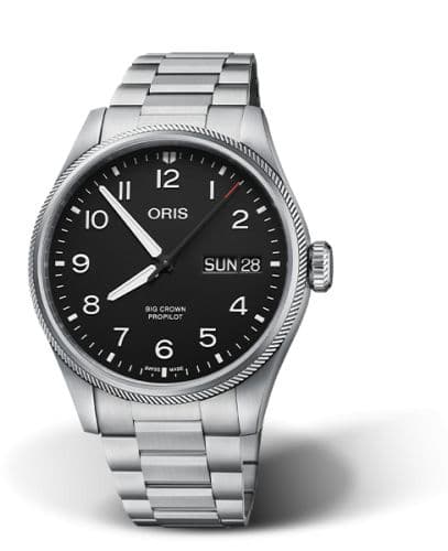 Oris Big Crown ProPilot Big Day Date Stainless Steel / Black / Bracelet