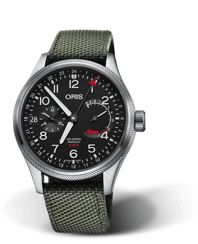 Oris Big Crown ProPilot Calibre 114 Stainless Steel / Black / Textile