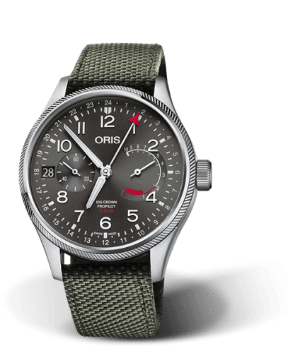 Oris Big Crown ProPilot Calibre 114 Stainless Steel / Grey / Textile