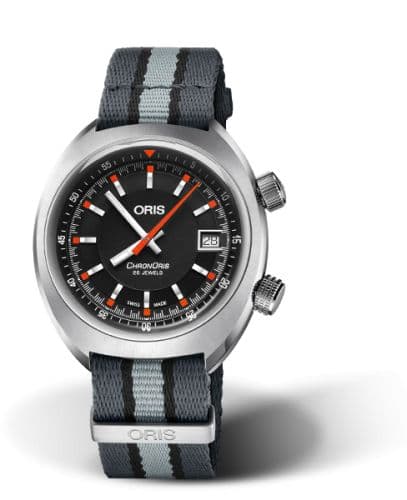 Oris Chronoris Date / Black / NATO