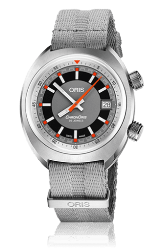 Oris Chronoris Date / Grey / NATO