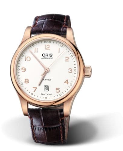 Oris Classic Date 42 Rose Gold / Silver