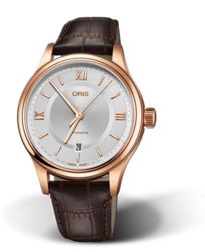 Oris Classic Date 42 Rose Gold / Silver