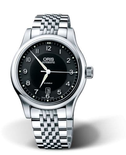 Oris Classic Date 42 Stainless Steel / Black / Bracelet