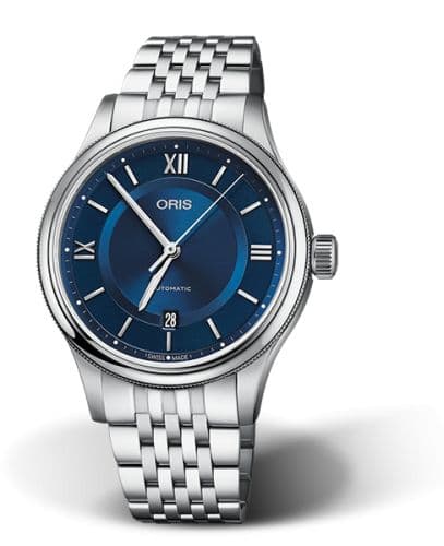Oris Classic Date 42 Stainless Steel / Blue / Bracelet