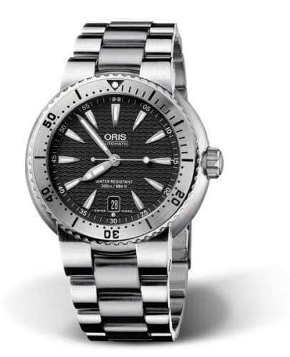 Oris Divers Date Stainless Steel / Black / Bracelet