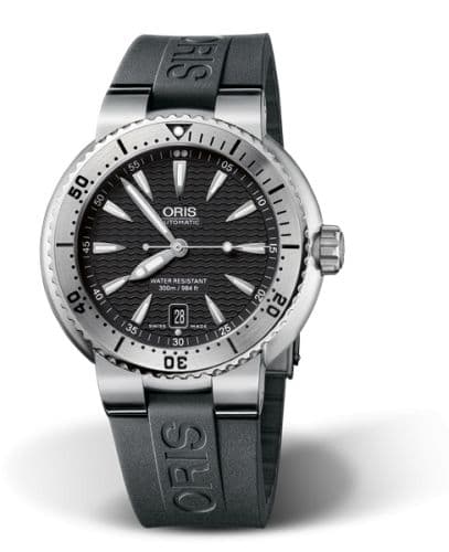 Oris Divers Date Stainless Steel / Black / Rubber