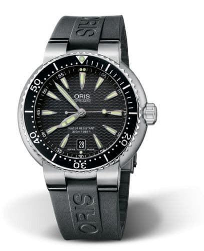 Oris Divers Date Stainless Steel / Black / Rubber