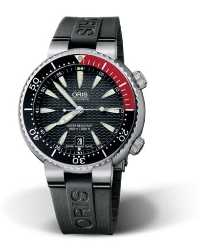 Oris Divers Date Titanium / Black / Rubber