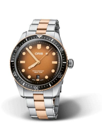 Oris Divers Sixty-Five 40 Stainless Steel / Bronze / Brown / Bracelet
