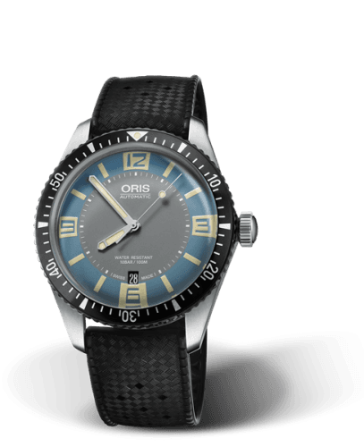 Oris Divers Sixty-Five 40 Stainless Steel / Deauville Blue / Rubber