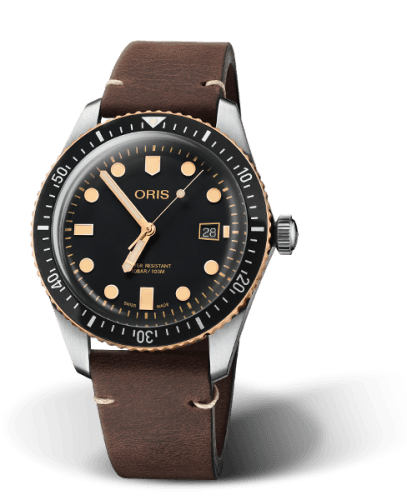 Oris Divers Sixty-Five 42 Stainless Steel / Bronze / Black / Calf