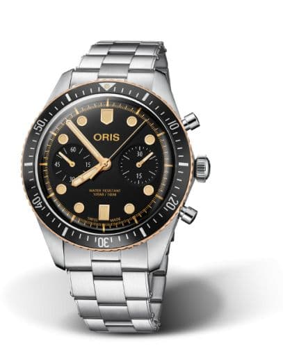 Oris Divers Sixty-Five 43 Chronograph Stainless Steel / Bronze / Black / Bracelet