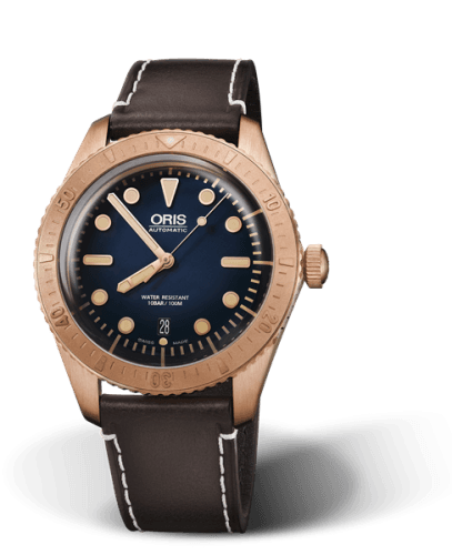 Oris Divers Sixty-Five Carl Bronze / Blue / Brashear Limited Edition