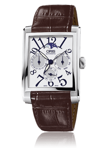 Oris Rectangular Complication Stainless Steel / Silver - Arabic