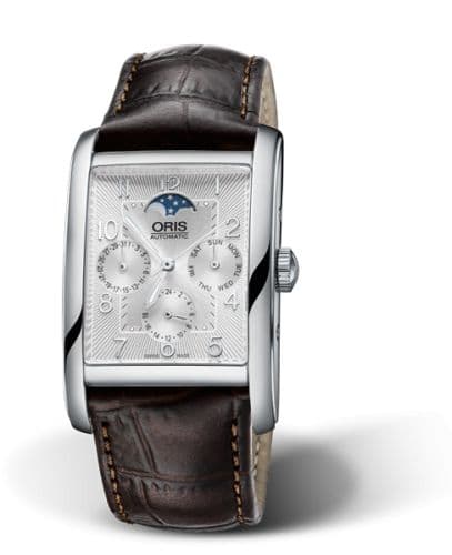 Oris Rectangular Complication Stainless Steel / Silver - Arabic