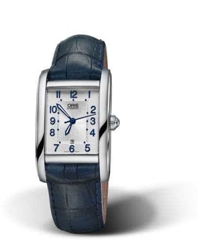 Oris Rectangular Date 25 Stainless Steel / Silver - Arabic