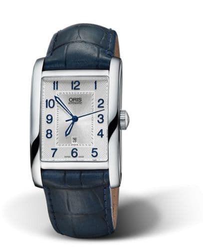 Oris Rectangular Date 30 Stainless Steel / Silver - Arabic