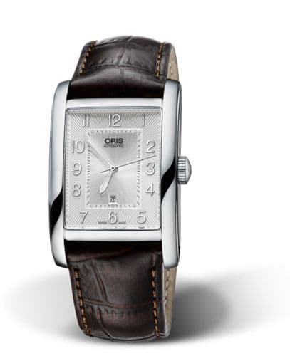 Oris Rectangular Date 30 Stainless Steel / Silver - Arabic